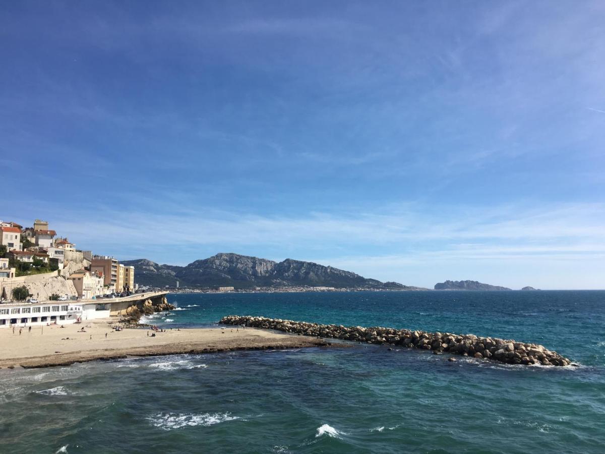 T2 Equipe Au Calme + Terrasse A 1 Km De La Mer Марсель Екстер'єр фото